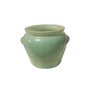 Vintage glasbake honey whip jar